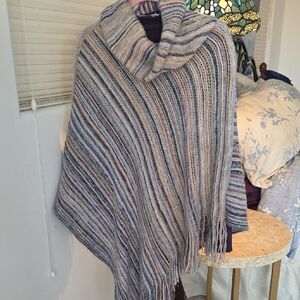 Coco + Carmen Pastel Knit Poncho